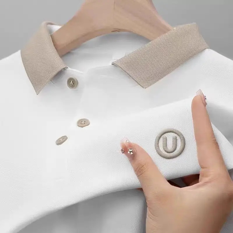 High End Luxury Quality Men's Polo Shirt Lapel T-Shirt Summer New Letter Embroid Short Sleeve Fashion Leisure Business Menswear
High End Luxury Quality Men's Polo Shirt Lapel T-Shirt Summer New Letter Embroid Short Sleeve Fashion Leisure Business Menswear