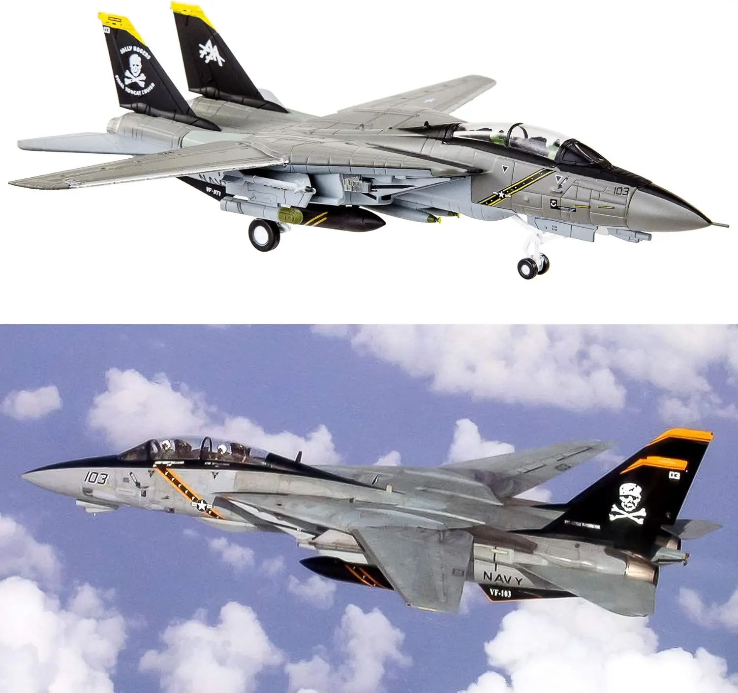 1/100 Scale F-14 Tomcat Fighter Plane Diecast Military Model Metal Airplane Toy Kit for Commemorate Collection or Boy Gifts
1/100 Scale F-14 Tomcat Fighter Plane Diecast Military Model Metal Airplane Toy Kit for Commemorate Collection or Boy Gifts