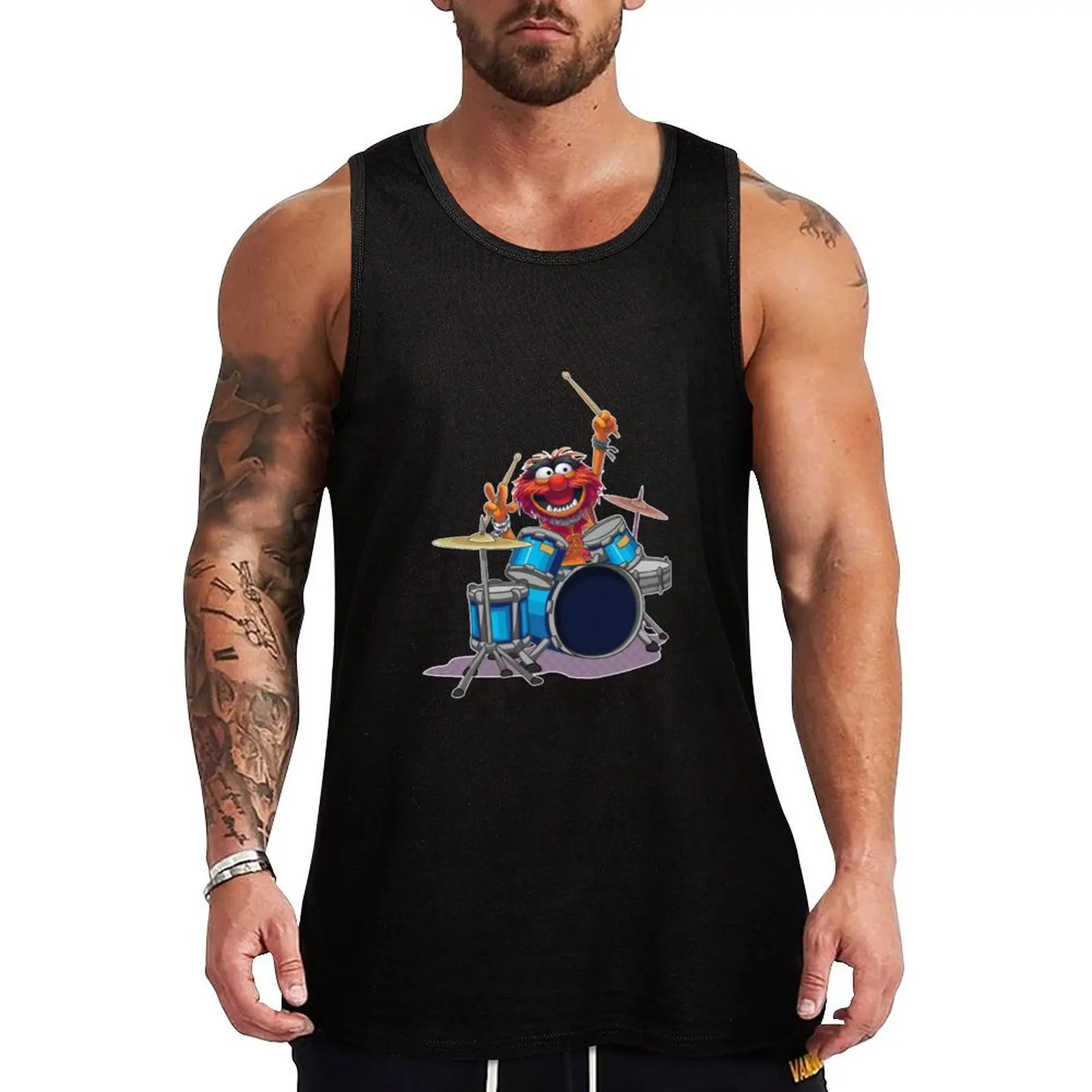 Animal Drummer The Muppets Show Tank Top Men's t-shirts Men's summer clothes Sports shirt man gym shirt man
Animal Drummer The Muppets Show Tank Top Men's t-shirts Men's summer clothes Sports shirt man gym shirt man