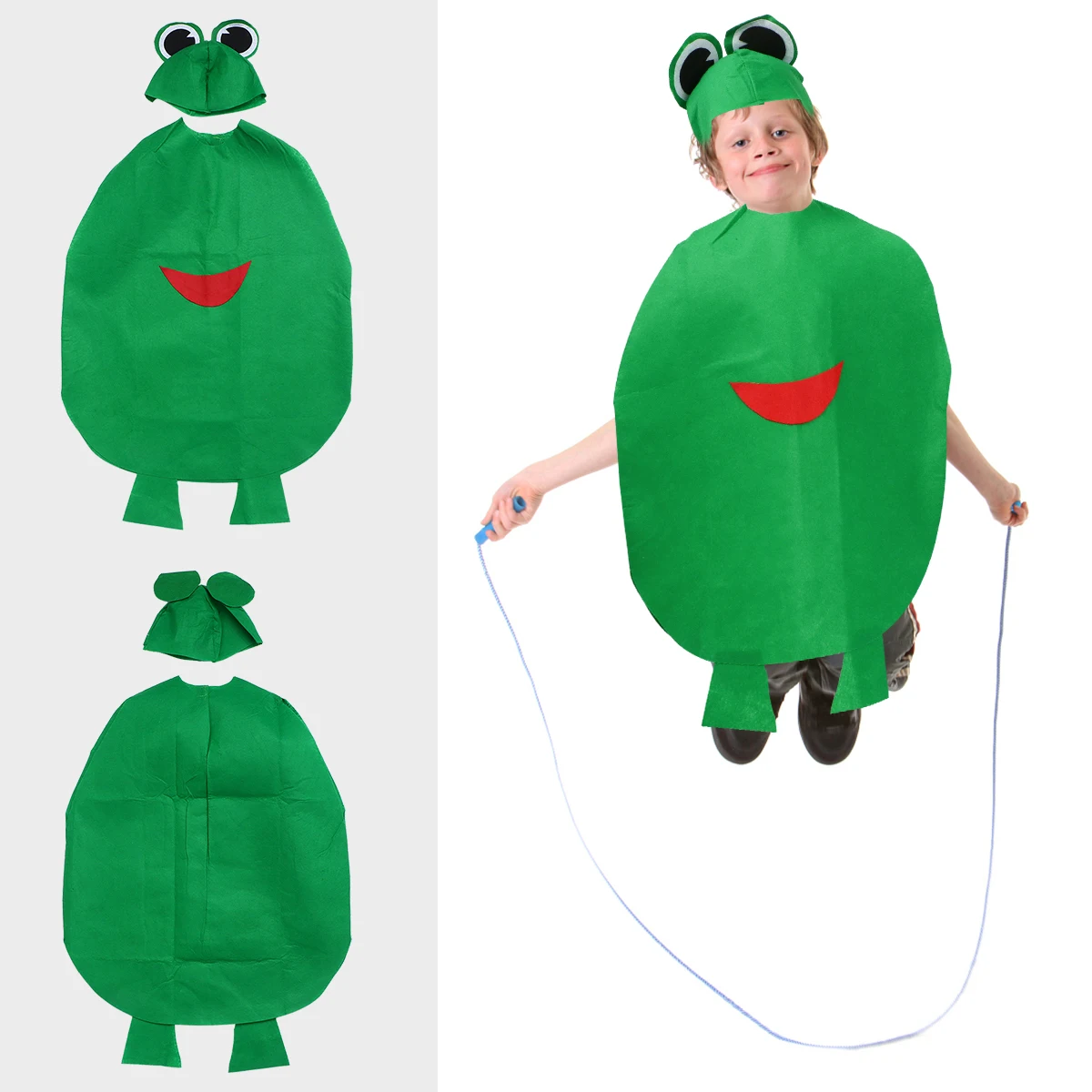 2 Pcs Kids Clothes Frog Decorative Props Unique for Adorable Hat Performance Clothing Festive Parent-child
2 Pcs Kids Clothes Frog Decorative Props Unique for Adorable Hat Performance Clothing Festive Parent-child