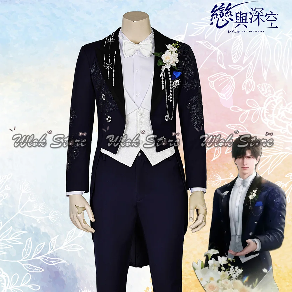 Game Love And Deepspace Zayne Cosplay Costume Wig Wedding Suit Tuxedo For Men Women Halloween Party Carnival Outfits Short Hair
Game Love And Deepspace Zayne Cosplay Costume Wig Wedding Suit Tuxedo For Men Women Halloween Party Carnival Outfits Short Hair