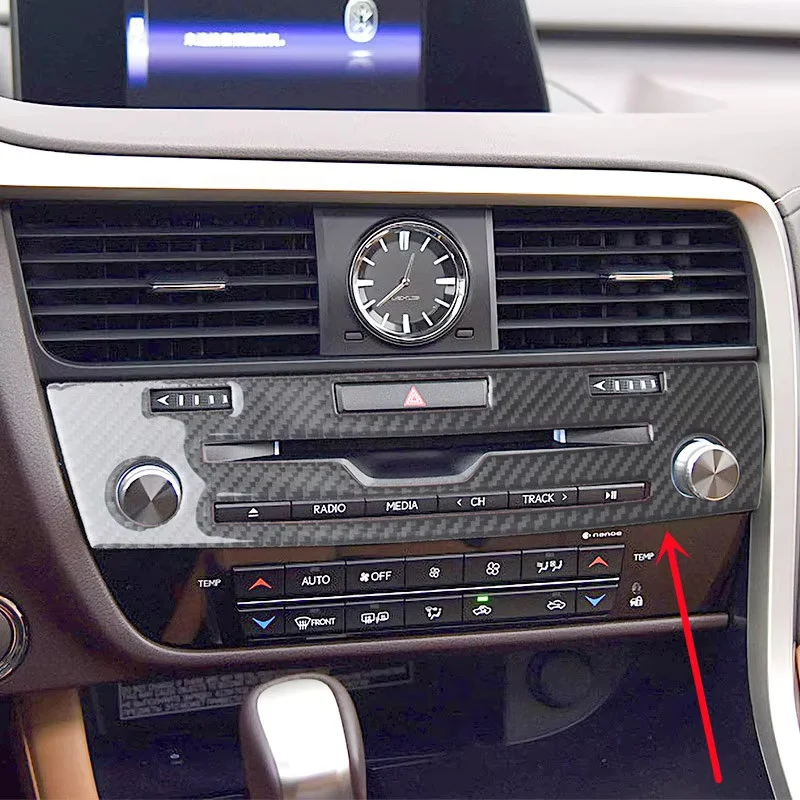 Car Dashboard Center Console Panel Air Outlet Cover Trim Strips Carbon Fiber Stickers For Lexus RX300 Car Interior Accessories
Car Dashboard Center Console Panel Air Outlet Cover Trim Strips Carbon Fiber Stickers For Lexus RX300 Car Interior Accessories
