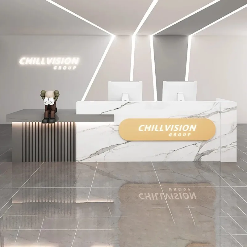 Simple Beauty Bar Counter Cashier Cabinet Trendy Nordic Modern European Reception Desk QualityElegant Mostrador Office Furniture
Simple Beauty Bar Counter Cashier Cabinet Trendy Nordic Modern European Reception Desk QualityElegant Mostrador Office Furniture