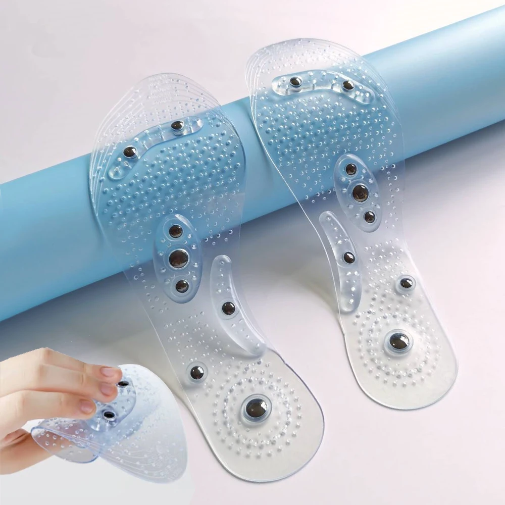 Silicone Magnetic Therapy Insoles Man Woman Foot Acupressure Massage Insoles for Work Shoes Comfort Soles Weight Loss Slimming
Silicone Magnetic Therapy Insoles Man Woman Foot Acupressure Massage Insoles for Work Shoes Comfort Soles Weight Loss Slimming
