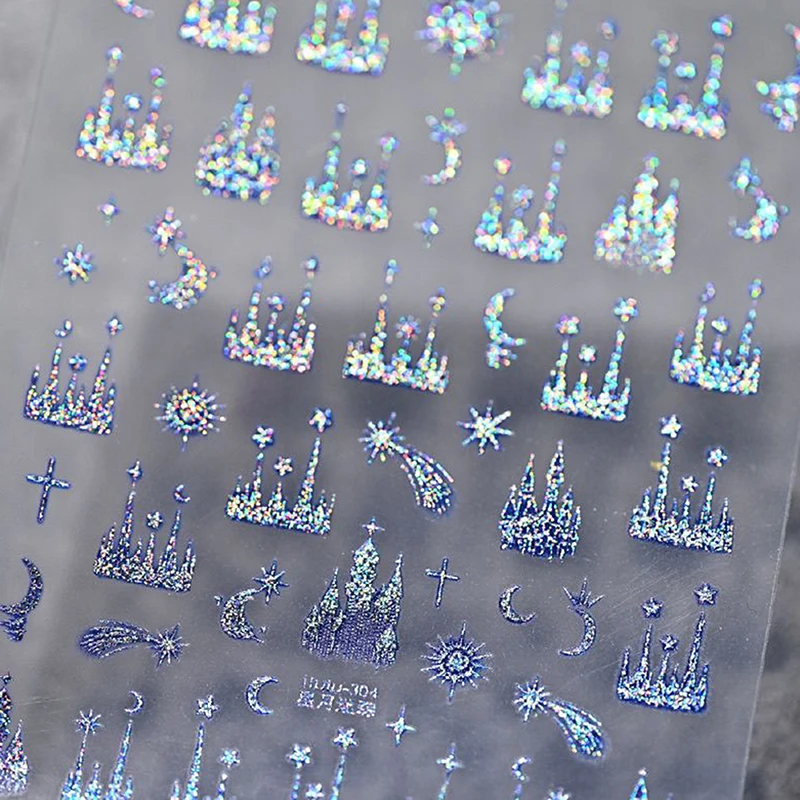 Embossed Nail Stickers Colorful Starry Sky Moon Castle Nail Decoration Decals Diy Self Adhesive Transfer Slider
Embossed Nail Stickers Colorful Starry Sky Moon Castle Nail Decoration Decals Diy Self Adhesive Transfer Slider