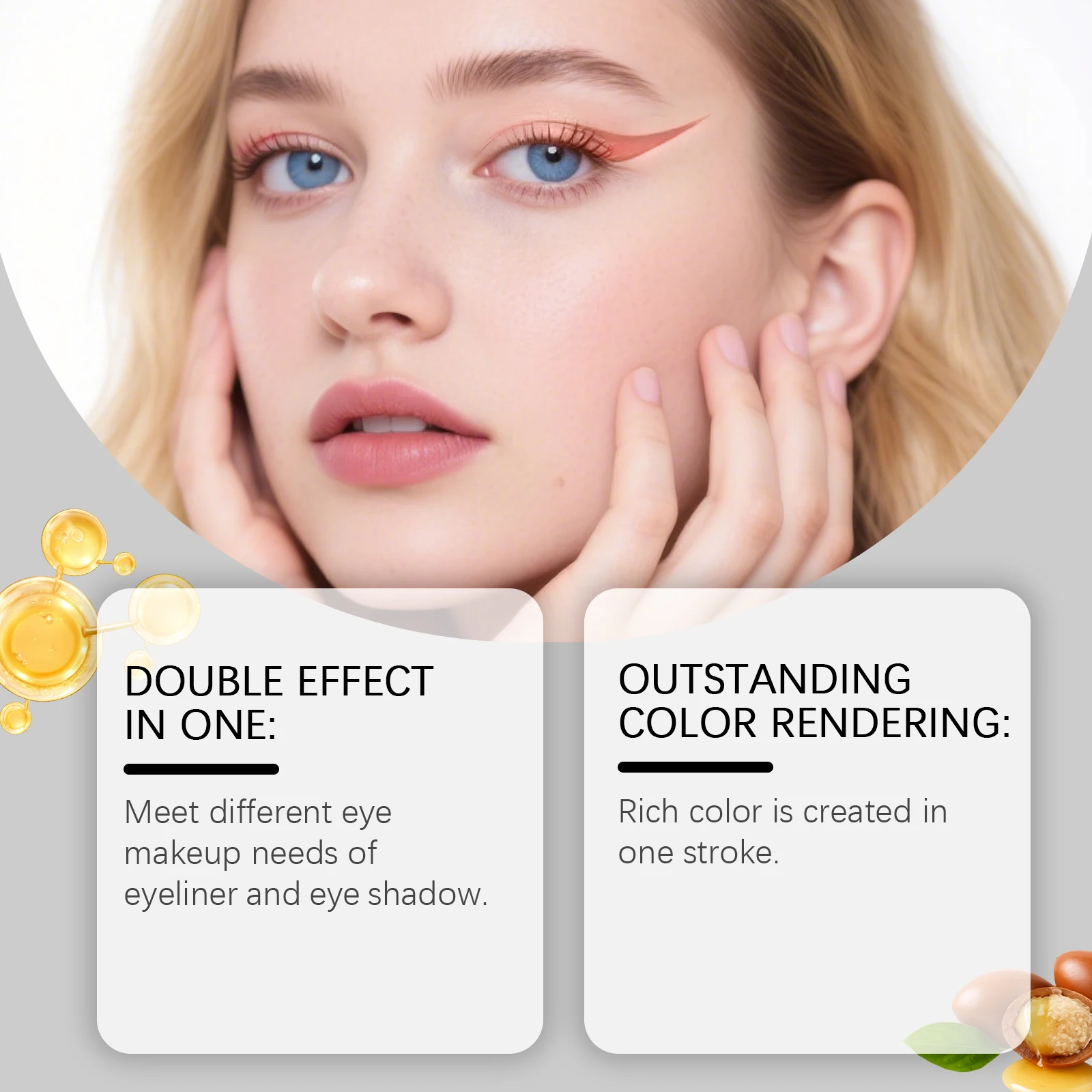 2-in-1 Eyeliner Pen - Crafts Stylish Eye Looks with Smooth Fluid Lines, Natural Color, and Long-Wear Non-Fading Feature
2-in-1 Eyeliner Pen - Crafts Stylish Eye Looks with Smooth Fluid Lines, Natural Color, and Long-Wear Non-Fading Feature