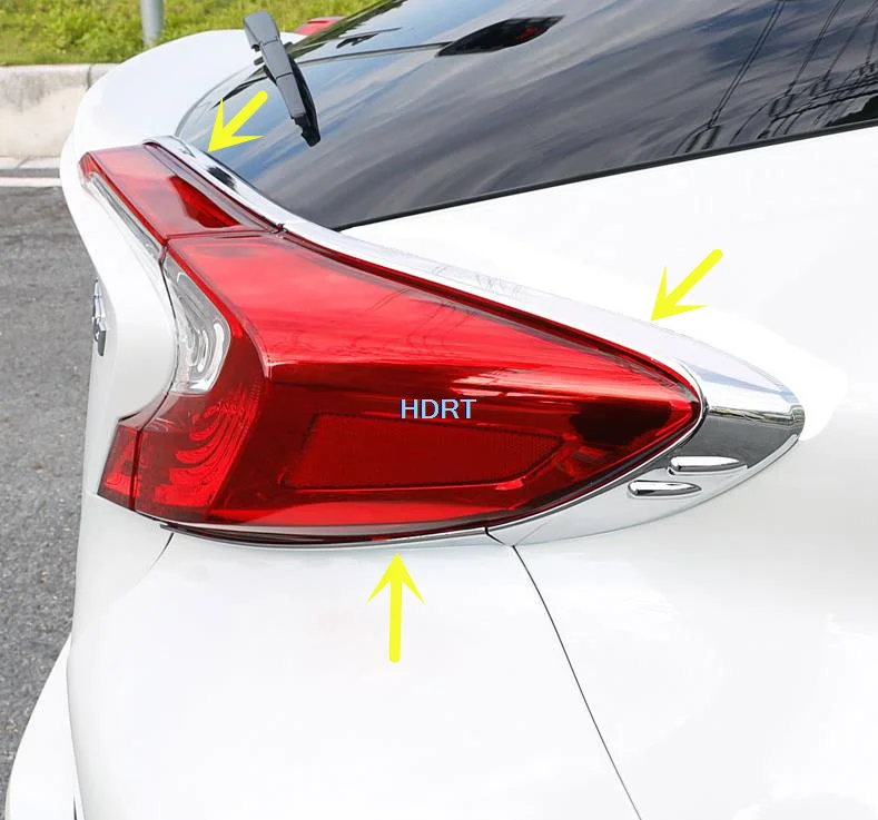 Car 6pcs Rear Tail Light Eyebrow Cover Trim Rear Brake Lamp Strips Trim Exterior Styling For Toyota C-HR CHR 2018 2019 2020
Car 6pcs Rear Tail Light Eyebrow Cover Trim Rear Brake Lamp Strips Trim Exterior Styling For Toyota C-HR CHR 2018 2019 2020