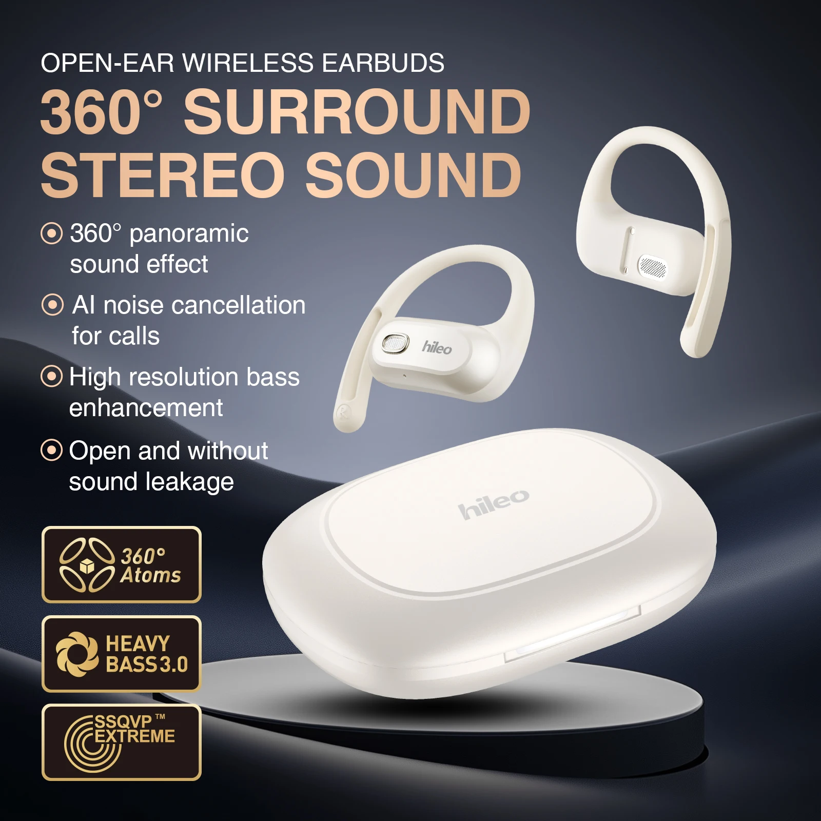Hi93 OPEN-EAR Wireless Earbuds Bluetooth V6.0 Sport Headphones Voice Assistant Function Headset Ear Buds Wireless Bluetooth
Hi93 OPEN-EAR Wireless Earbuds Bluetooth V6.0 Sport Headphones Voice Assistant Function Headset Ear Buds Wireless Bluetooth