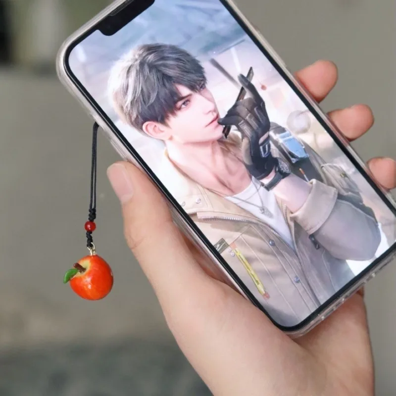 Love and Deep Space Caleb Handsome Role Playing Peripheral Phone Chain Little Apple Phone Hanging Rope Fan Material Collection
Love and Deep Space Caleb Handsome Role Playing Peripheral Phone Chain Little Apple Phone Hanging Rope Fan Material Collection