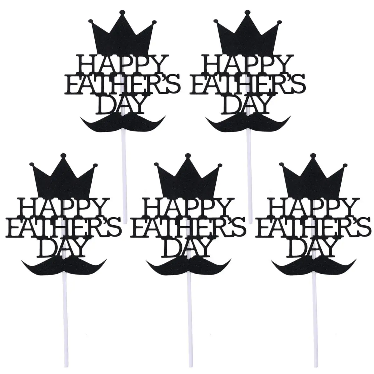 10 Pcs Crown Fathers Day Cake Topper Happy Birthday Decorations Cupcake Picks Paper Cake Decor Reusable Party Supplies
10 Pcs Crown Fathers Day Cake Topper Happy Birthday Decorations Cupcake Picks Paper Cake Decor Reusable Party Supplies