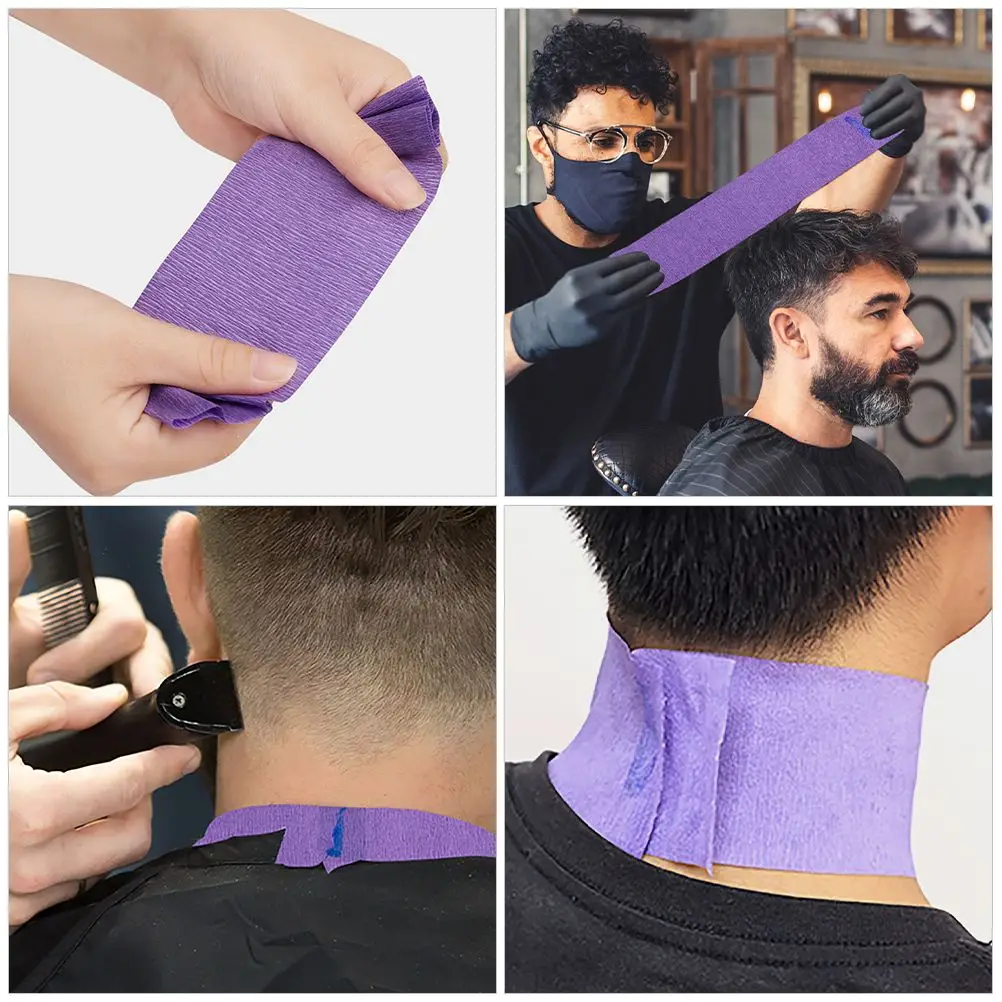 Professional White Paper Collar Protector Hair Salon Wrap Neck Strips Disposable Stretchy Barber Supplies Prevent Hair Fragments
Professional White Paper Collar Protector Hair Salon Wrap Neck Strips Disposable Stretchy Barber Supplies Prevent Hair Fragments