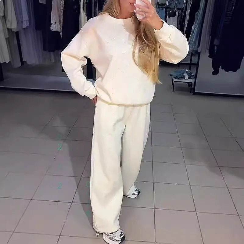 Women's Pullover Hoodie Sweatshirt Joggers Matching Set Long Sleeve Round Neck Rhinestone Drawstring Tracksuit
Women's Pullover Hoodie Sweatshirt Joggers Matching Set Long Sleeve Round Neck Rhinestone Drawstring Tracksuit