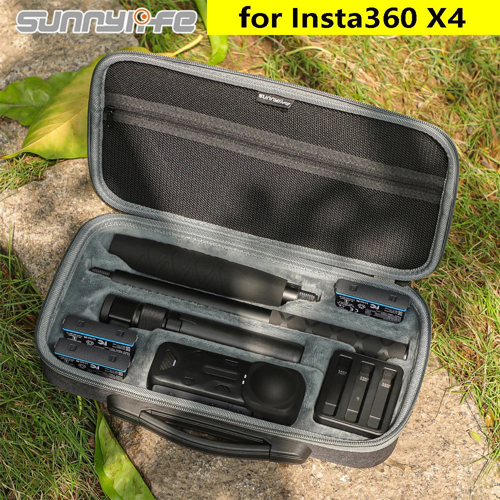 Sunnylife Portable Handbag for Insta360 X4 Camera Accessories, Shockproof Protective Carrying Case, for Insta 360 X4 Storage Bag
Sunnylife Portable Handbag for Insta360 X4 Camera Accessories, Shockproof Protective Carrying Case, for Insta 360 X4 Storage Bag