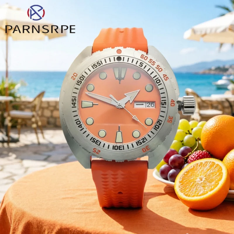 New 2026 NH36 Automatic Watch Men Retro Diver Orange Dial 42mm Stainless Steel Sapphire Crystal Day Date Waterproof Sport Watch
New 2026 NH36 Automatic Watch Men Retro Diver Orange Dial 42mm Stainless Steel Sapphire Crystal Day Date Waterproof Sport Watch