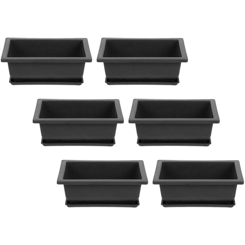 6pcs Plastic Succulent Pots Saucer Imitation Purple Clay Planter Office Balcony Garden Flowerpot Set 16x Small Rectangular
6pcs Plastic Succulent Pots Saucer Imitation Purple Clay Planter Office Balcony Garden Flowerpot Set 16x Small Rectangular