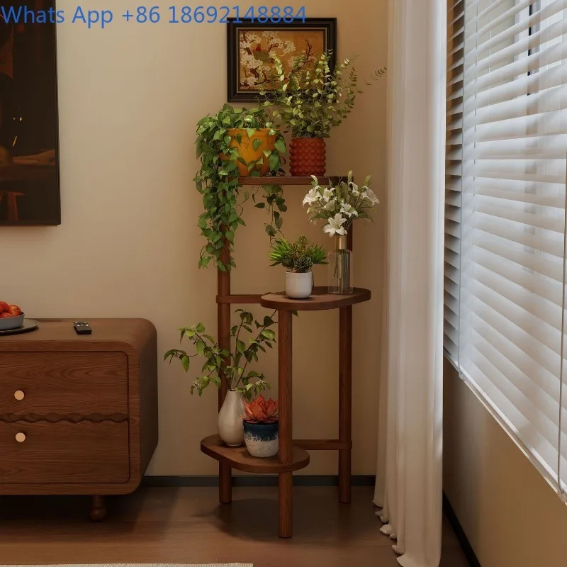 Напольная многоярусная подставка для цветов из массива дерева, для дома, спальни, балкона, для растений в горшках, деревянная полка нестандартной формы
Напольная многоярусная подставка для цветов из массива дерева, для дома, спальни, балкона, для растений в горшках, деревянная полка нестандартной формы