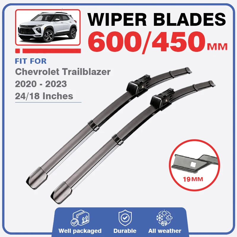 Передние щетки стеклоочистителя для Chevrolet Trailblazer 2020 2021 2022 2023 RS, щетки для лобового стекла, резак, автомобильные аксессуары
Передние щетки стеклоочистителя для Chevrolet Trailblazer 2020 2021 2022 2023 RS, щетки для лобового стекла, резак, автомобильные аксессуары