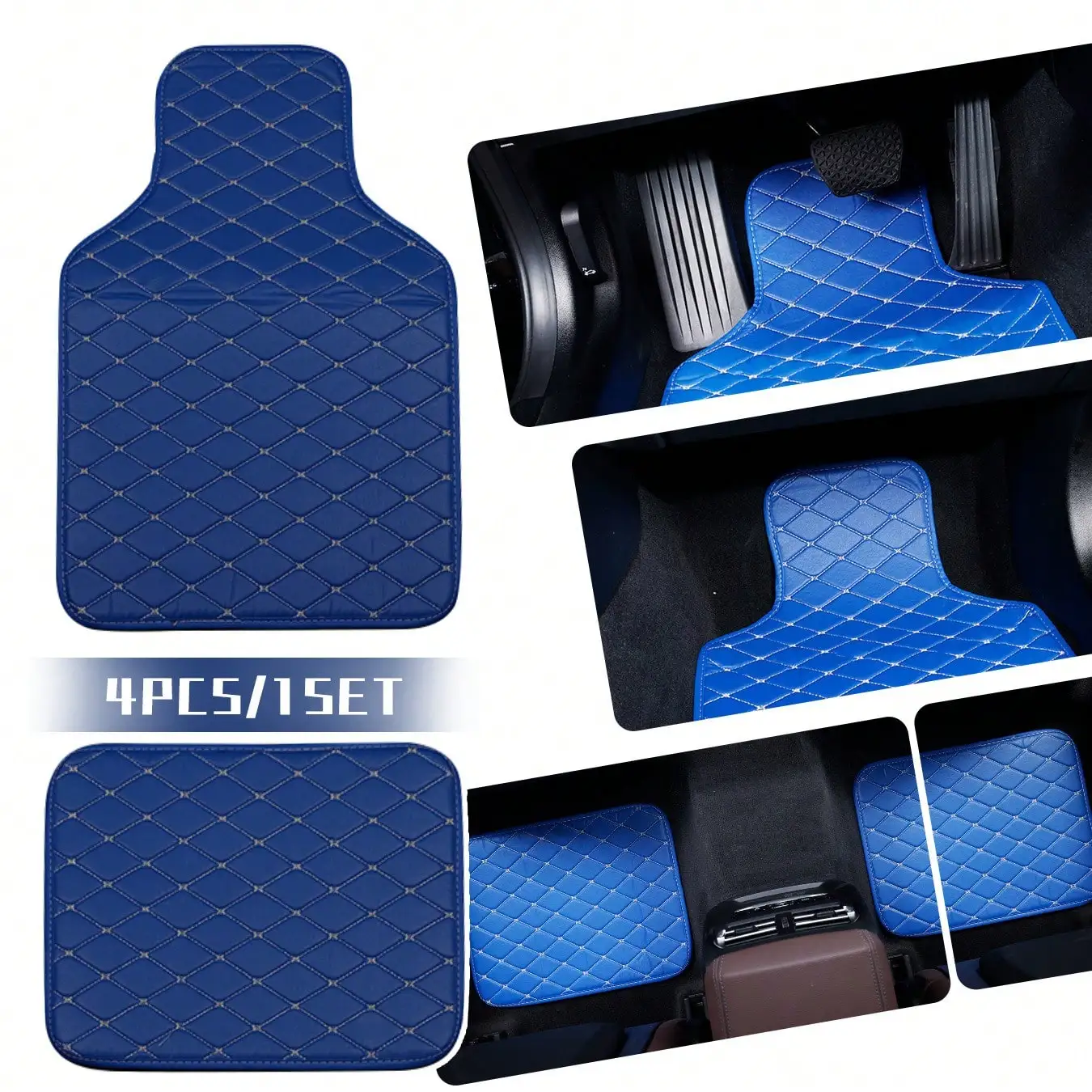 Universal 4PCS Car Floor Mat Set – 2X Fully Enclosed PVC Mats + 2X Anti-Slip Automotive Mats For All Vehicles
Universal 4PCS Car Floor Mat Set – 2X Fully Enclosed PVC Mats + 2X Anti-Slip Automotive Mats For All Vehicles