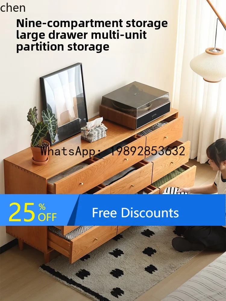 Cabinet nine-chest cabinet solid wood bedroom furniture storage cherry wood locker Cabinet
Cabinet nine-chest cabinet solid wood bedroom furniture storage cherry wood locker Cabinet