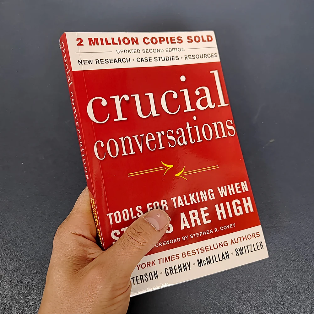 crucial Conversations Tools For Talking When A Novel Paperback in English book
crucial Conversations Tools For Talking When A Novel Paperback in English book