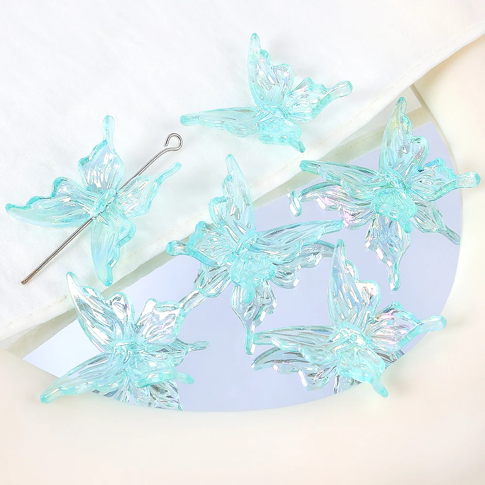 10pcs Transparent Gradient Color Butterfly Acrylic Beads Charms For DIY Jewelry Making Necklace Bracelet Keychain Accessories
10pcs Transparent Gradient Color Butterfly Acrylic Beads Charms For DIY Jewelry Making Necklace Bracelet Keychain Accessories