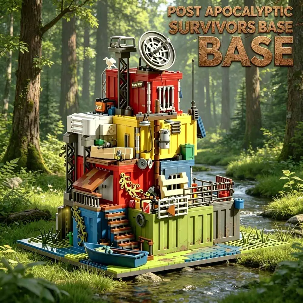 MOC-56760 Modular Apocalyptic Base Building Blocks City Street View Architecture Brick Kit Adult Collectible DIY Gift 2859Pcs
MOC-56760 Modular Apocalyptic Base Building Blocks City Street View Architecture Brick Kit Adult Collectible DIY Gift 2859Pcs