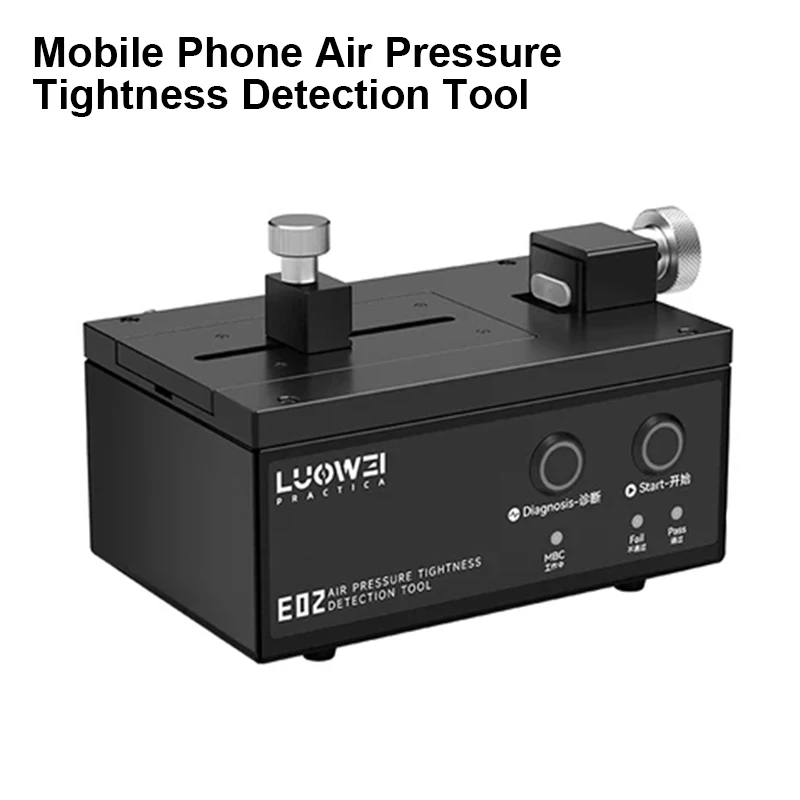 LUOWEI LW-E02 Air Pressure Tightness Detection Tool for Mobile Phone Maintenance High Precision Fault Automatic Check Tester
LUOWEI LW-E02 Air Pressure Tightness Detection Tool for Mobile Phone Maintenance High Precision Fault Automatic Check Tester