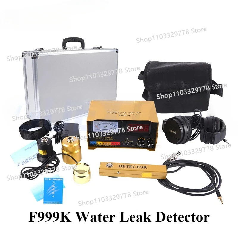 F999K Professional Water Leak Detector Pipe Leak Detection Instrument For Water Pipe Leakage Floor Heating Leak Detector
F999K Professional Water Leak Detector Pipe Leak Detection Instrument For Water Pipe Leakage Floor Heating Leak Detector