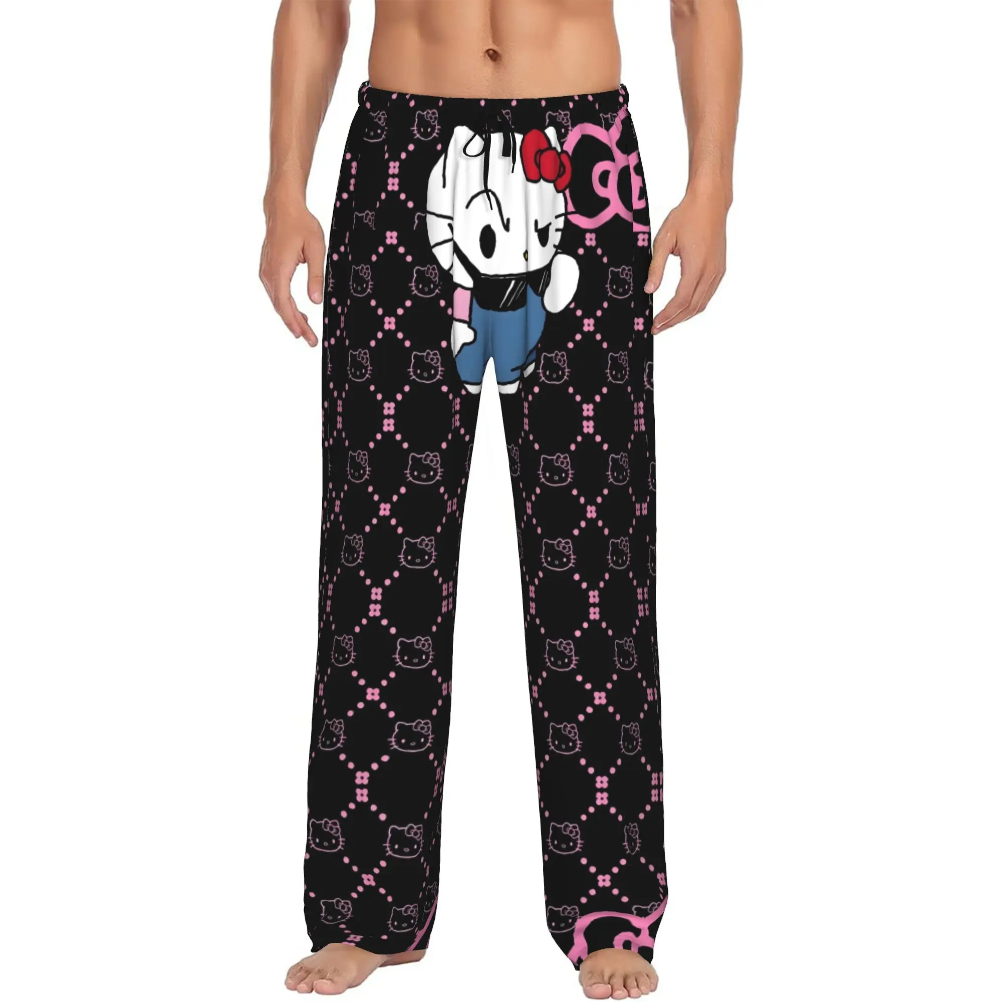 Custom Cat-Cartoon Pajama Pants Men Manga Cartoon Lounge Sleep Stretch Sleepwear Bottoms with Pockets
Custom Cat-Cartoon Pajama Pants Men Manga Cartoon Lounge Sleep Stretch Sleepwear Bottoms with Pockets