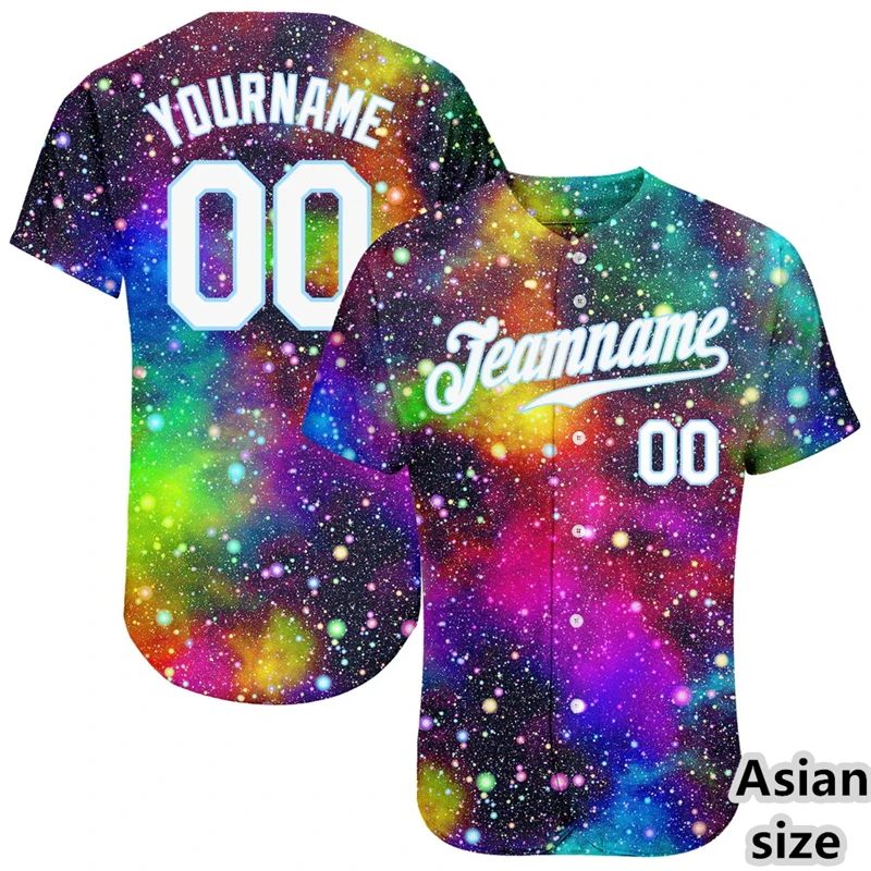New 3D Printed Baseball Shirt Men's Summer Sportswear Lightweight Breathable Quick Dry Custom Team Name Number Baseball Jersey
New 3D Printed Baseball Shirt Men's Summer Sportswear Lightweight Breathable Quick Dry Custom Team Name Number Baseball Jersey