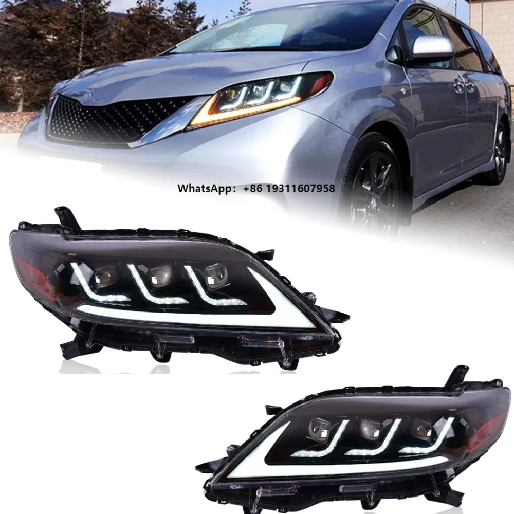 Car Lights for Sienna Headlights 2011-2019 Sienna LED Headlight DRL Signal Hid Bi Xenon Auto Accessories
Car Lights for Sienna Headlights 2011-2019 Sienna LED Headlight DRL Signal Hid Bi Xenon Auto Accessories