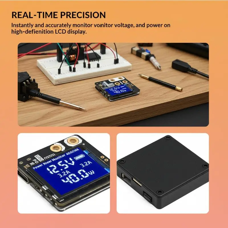 1 Set 36V 10A Max Power Monitor Module With XT60 Connector PD QC Support For RC Drone Battery Power Detection
1 Set 36V 10A Max Power Monitor Module With XT60 Connector PD QC Support For RC Drone Battery Power Detection