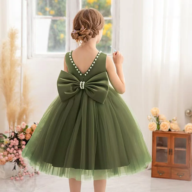 2024 new Cute girls dress Ball dress Fluffy pearl bow Children's Foyer for 4 5 6 7 8 9 year old children's dress Piano costume
2024 new Cute girls dress Ball dress Fluffy pearl bow Children's Foyer for 4 5 6 7 8 9 year old children's dress Piano costume
