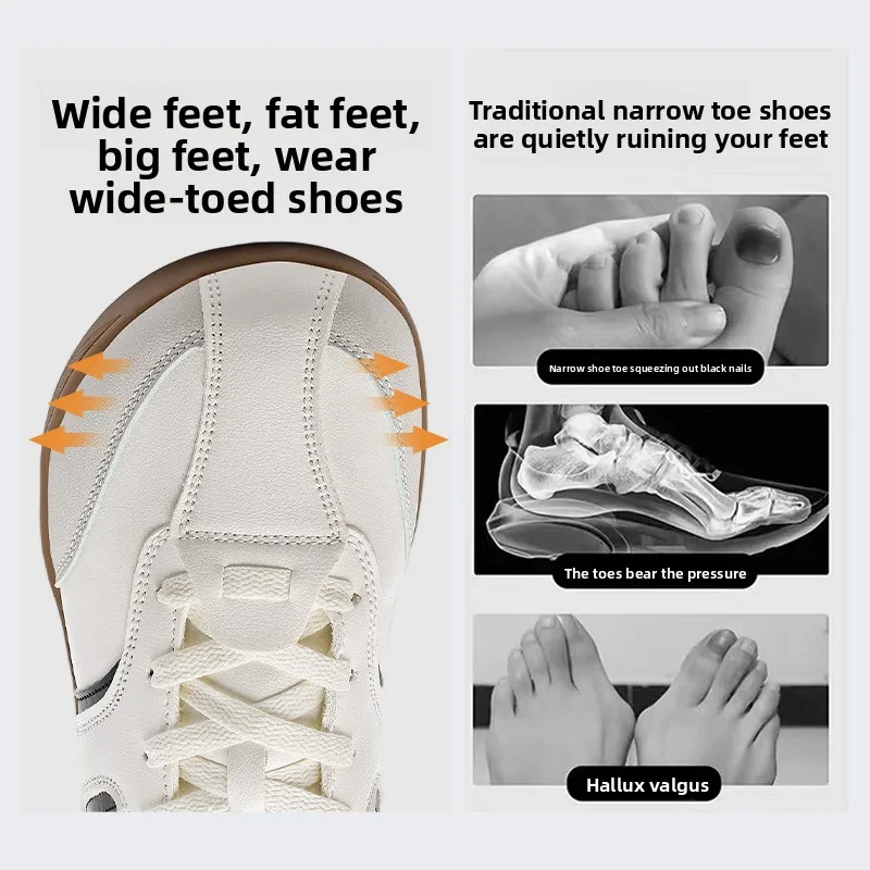 Men Women Wide Toe Box Casual Shoes Couple German Trainers Big Size 36-48 Comfortable Non-slip Walking Sneakers
Men Women Wide Toe Box Casual Shoes Couple German Trainers Big Size 36-48 Comfortable Non-slip Walking Sneakers