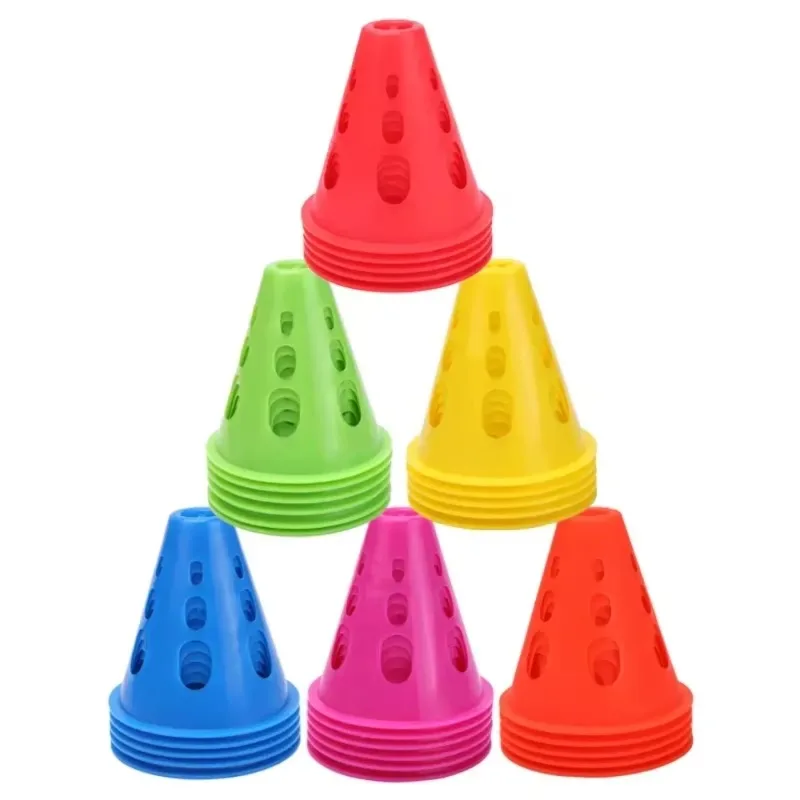 10pcs Hollow Windproof Roller Skating Pile Skate Marking Training Road Cone Skating Post Soccer Football Rugby Sports
10pcs Hollow Windproof Roller Skating Pile Skate Marking Training Road Cone Skating Post Soccer Football Rugby Sports