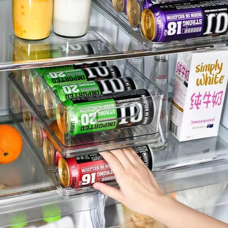 Refrigerator Beverage Storage Box Refrigerated Beer Coke Storage Box Rolling Can Organizer Shelves Fridge Organizer Container
Refrigerator Beverage Storage Box Refrigerated Beer Coke Storage Box Rolling Can Organizer Shelves Fridge Organizer Container