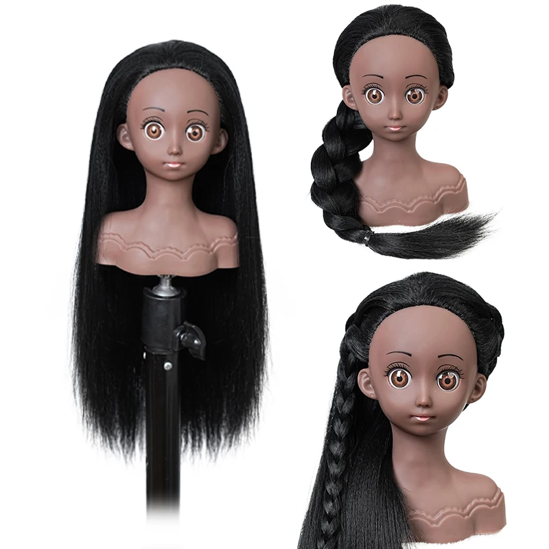 100% Synthetic Fiber Straight Hair Cosmetology Doll Head Practice Braiding Styling Training Head Mannequin Doll Head
100% Synthetic Fiber Straight Hair Cosmetology Doll Head Practice Braiding Styling Training Head Mannequin Doll Head