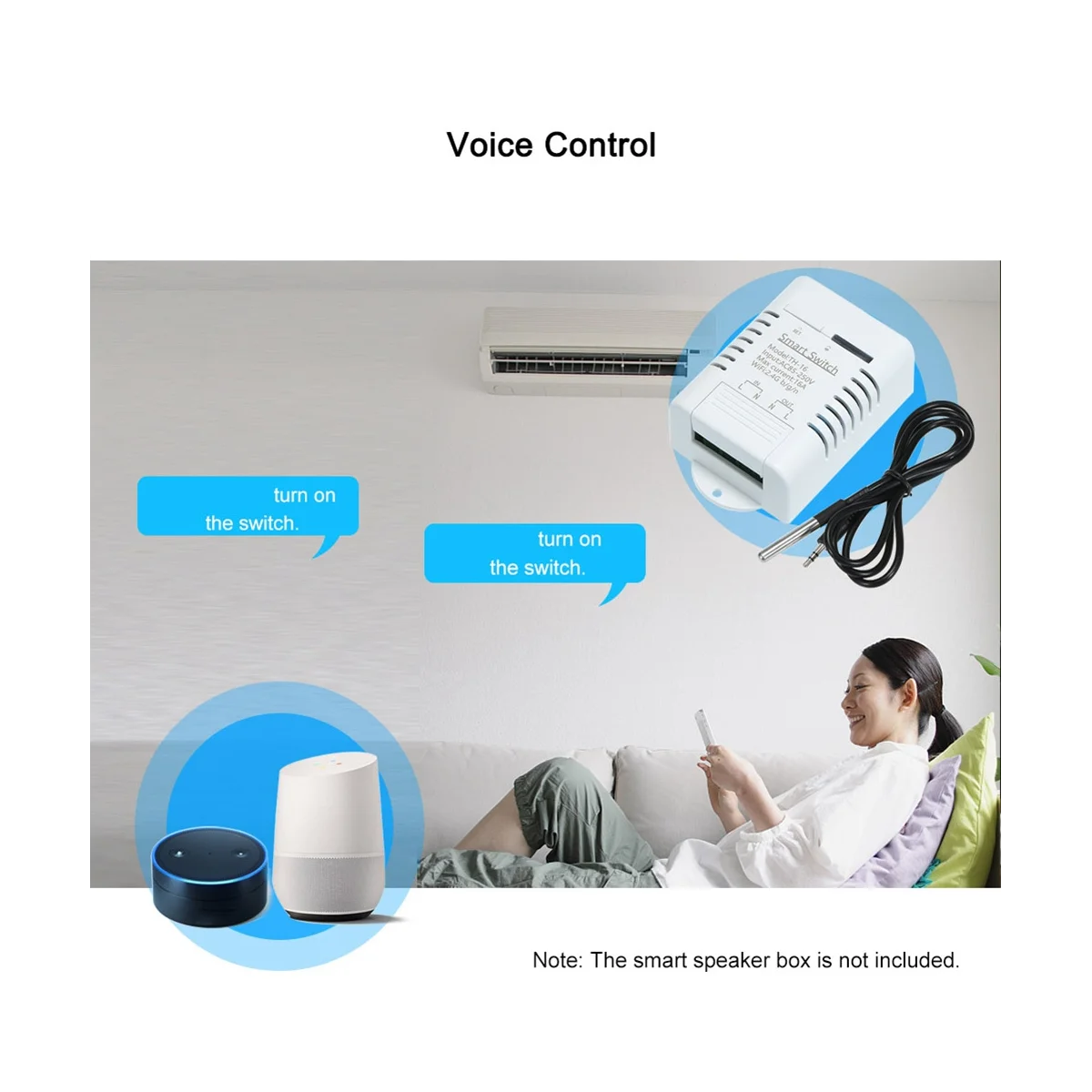 WiFi Smart Temperature Switch 16A 3000W Temperature Monitor Switch Module for Google Home Alexa
WiFi Smart Temperature Switch 16A 3000W Temperature Monitor Switch Module for Google Home Alexa
