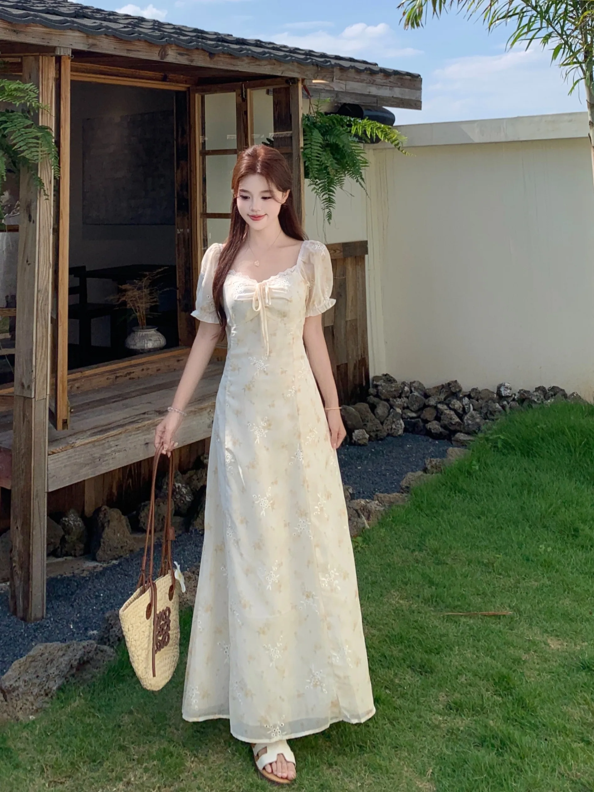 plus Size Women's Summer New Style Soft Wind Light Peach Floral Dandelion Short Sleeve Dress A-Line Skirt High Waist Slim Fit
plus Size Women's Summer New Style Soft Wind Light Peach Floral Dandelion Short Sleeve Dress A-Line Skirt High Waist Slim Fit