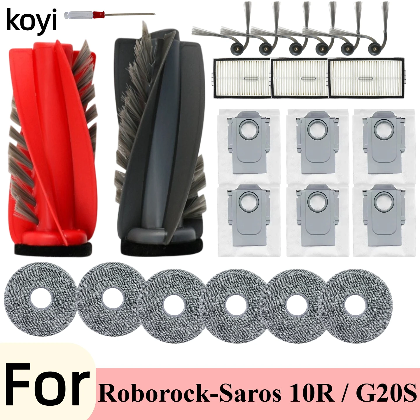 Roborock Saros 10R/G20S ультра вакуумные детали робота основная роликовая боковая щетка фильтр швабра тканевый мешок для пыли аксессуары
Roborock Saros 10R/G20S ультра вакуумные детали робота основная роликовая боковая щетка фильтр швабра тканевый мешок для пыли аксессуары