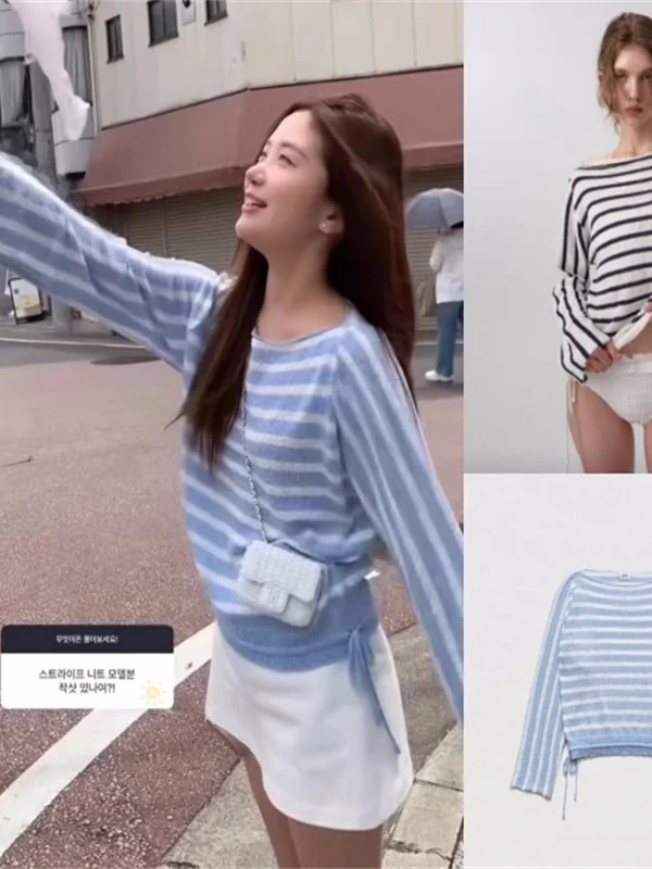 Вязаный свитер для похудения, женский длинный све, круглая футболка в полоску с низом и подолом, осенняя футболка Faion the Bar...
Вязаный свитер для похудения, женский длинный све, круглая футболка в полоску с низом и подолом, осенняя футболка Faion the Bar...