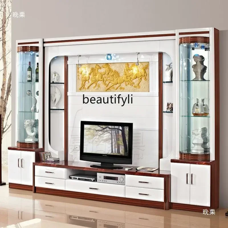 YH55 Storage cabinet TV cabinet solid wood integrated home modern living room wall cabinet multifunctional
YH55 Storage cabinet TV cabinet solid wood integrated home modern living room wall cabinet multifunctional