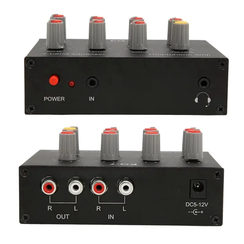A86P-DC5-12V 7-полосный звуковой эквалайзер с регулировкой высоких, средних и низких частот, цифровой эквалайзер, регулируемый аудио-предусилитель для наушников
A86P-DC5-12V 7-полосный звуковой эквалайзер с регулировкой высоких, средних и низких частот, цифровой эквалайзер, регулируемый аудио-предусилитель для наушников