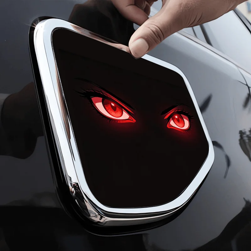 1Pc Glowing Red Anime Eyes Car Fuel Tank Cap Sticker, Mysterious Manga Style Waterproof Vinyl Gas Cover Decor Decal
1Pc Glowing Red Anime Eyes Car Fuel Tank Cap Sticker, Mysterious Manga Style Waterproof Vinyl Gas Cover Decor Decal