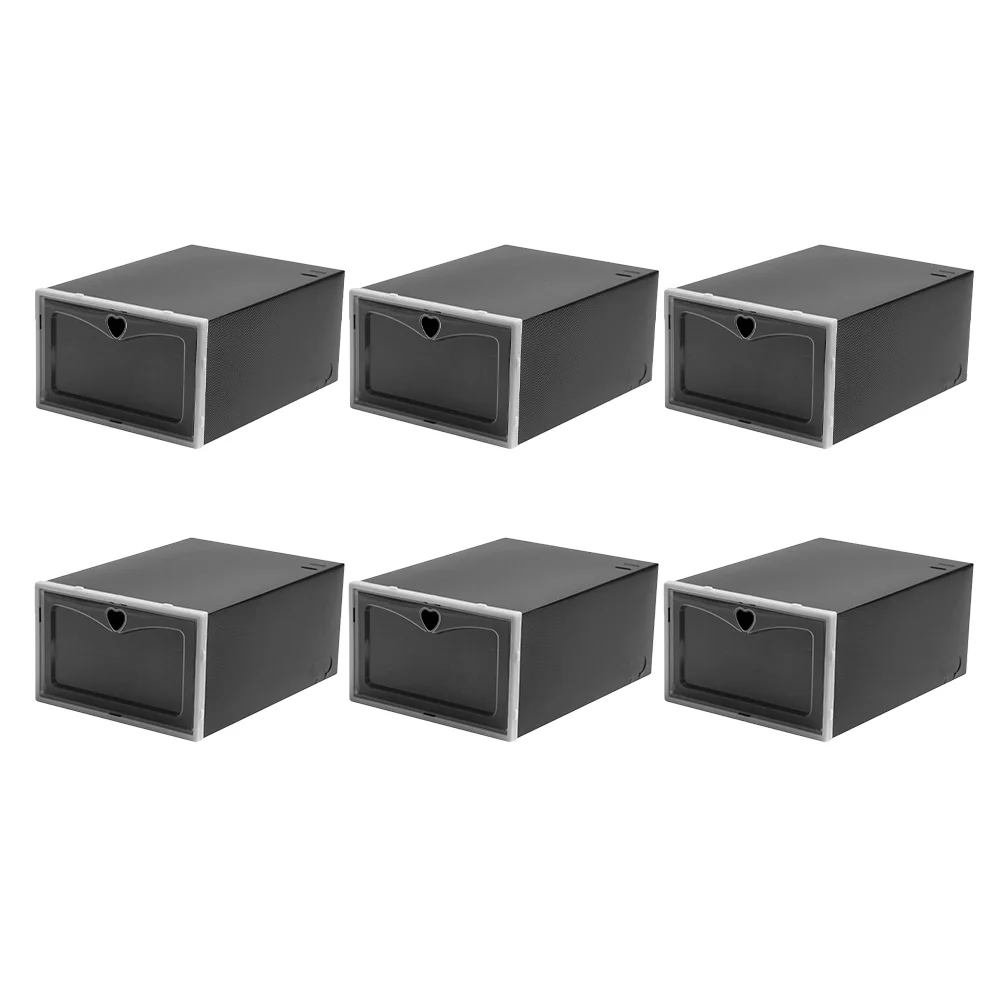 6 Pcs Sneakers Storage Box Shoe Organizers Boxes Plastic Shoes Containers Stackable for Case
6 Pcs Sneakers Storage Box Shoe Organizers Boxes Plastic Shoes Containers Stackable for Case