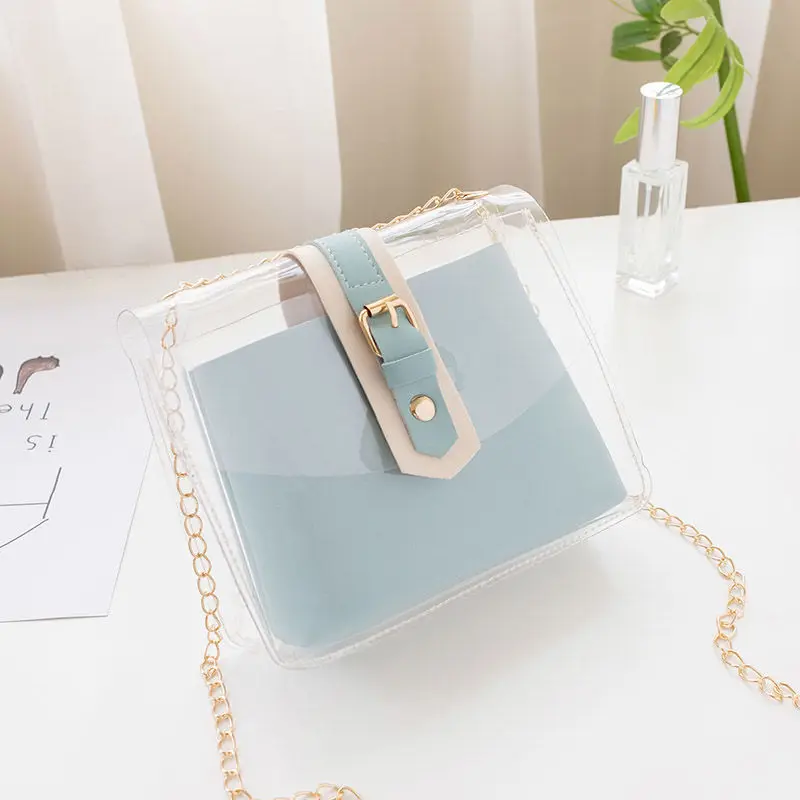 Korean Version Versatile Casual Jelly Bag for Women with Chain Stripes Single Shoulder Crossbody Bag for Women
Korean Version Versatile Casual Jelly Bag for Women with Chain Stripes Single Shoulder Crossbody Bag for Women