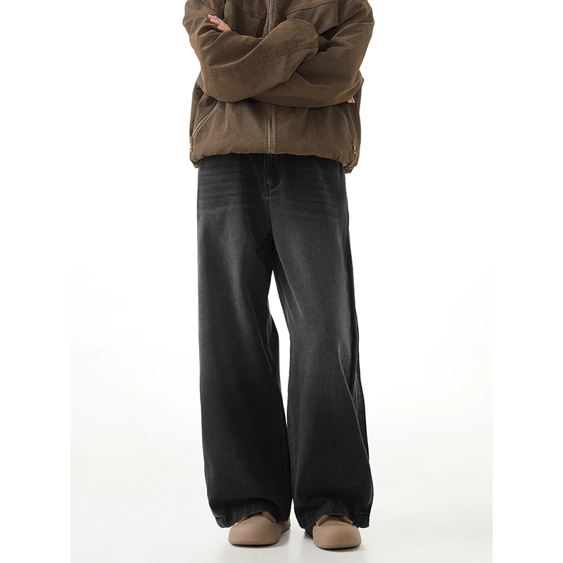 Retro American Waed Wide Leg Men's Jeans Loose Knife ape Pants Oversize Slimming Long Trousers Spring Autumn Casual
Retro American Waed Wide Leg Men's Jeans Loose Knife ape Pants Oversize Slimming Long Trousers Spring Autumn Casual