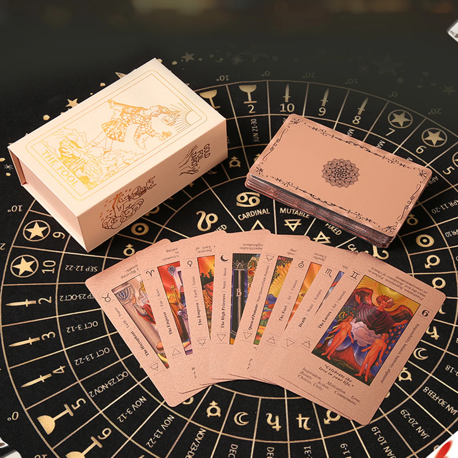 78 Classic Mystic Divination Set with Guide Book with Meanings on Them for Beginners & Experienced Practitioners
78 Classic Mystic Divination Set with Guide Book with Meanings on Them for Beginners & Experienced Practitioners