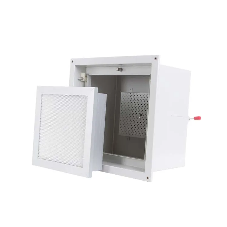 Потолочный воздуховодный терминал HVAC с HEPA-фильтром для чистых помещений
Потолочный воздуховодный терминал HVAC с HEPA-фильтром для чистых помещений