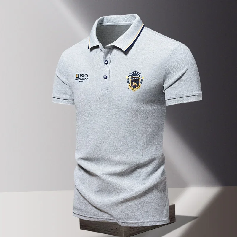 Men's high quality summer new lapel men's short sleeve polo shirt fringe embroidery business casual men's polo shirt M-4XL 903
Men's high quality summer new lapel men's short sleeve polo shirt fringe embroidery business casual men's polo shirt M-4XL 903